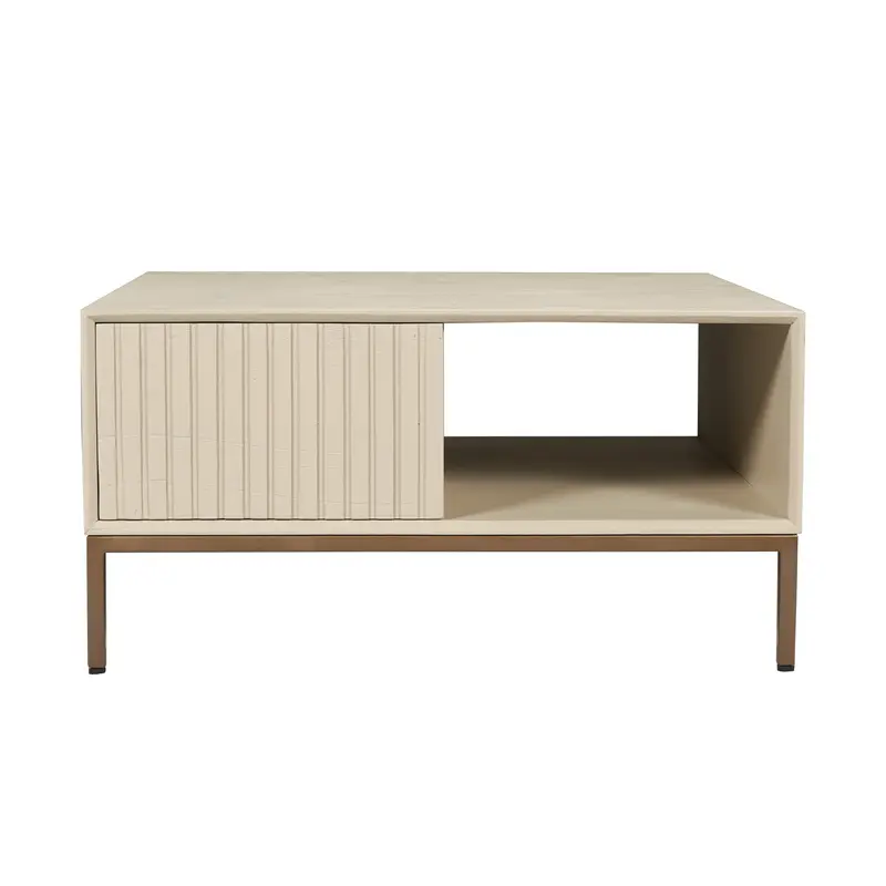 Salontafel Madison Mangohout Zand Vierkant 80cm Starfurn