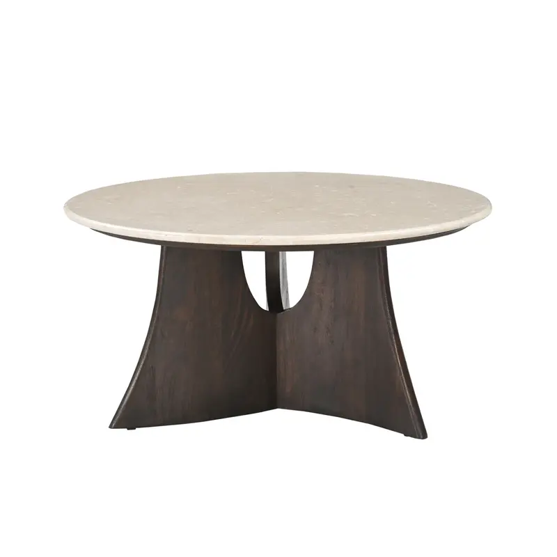 Salontafel Milo Botticino Marmer 80cm Starfurn