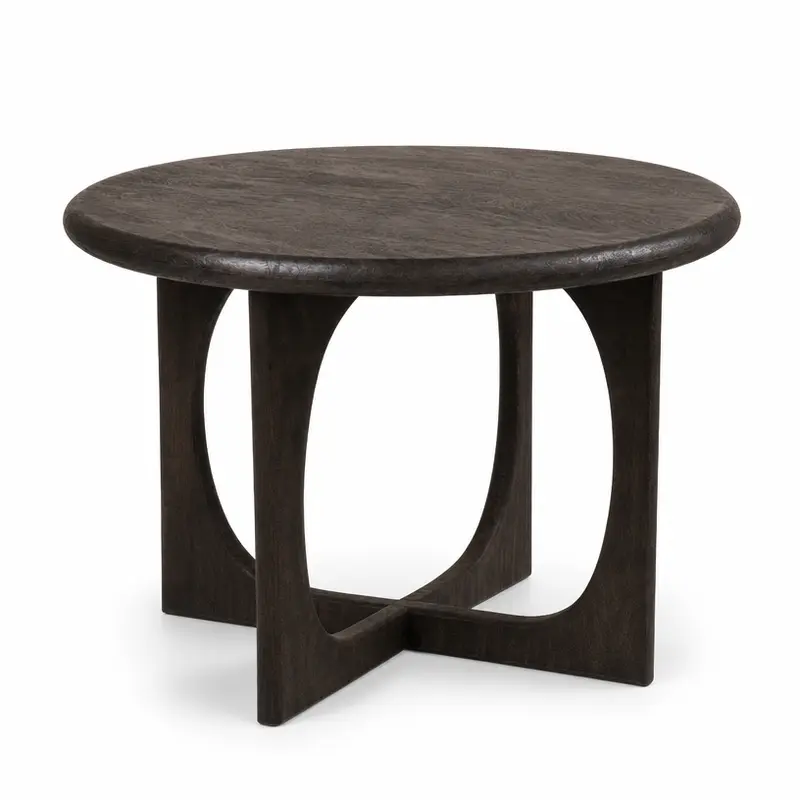 Salontafel Milou Mangohout Zwart 70cm Starfurn