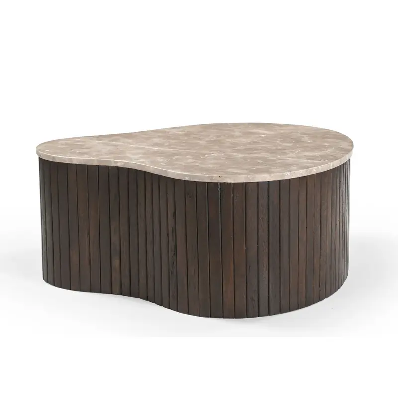 Salontafel Nomi Mangohout Bruin 84cm Starfurn
