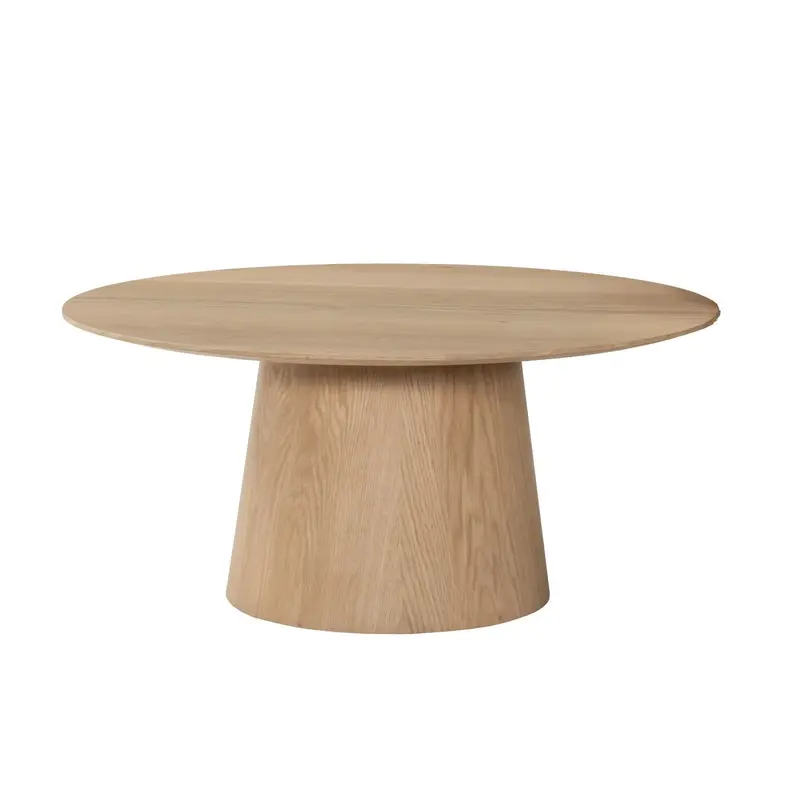 Salontafel Novero Eiken Naturel Ø80cm Livingfurn