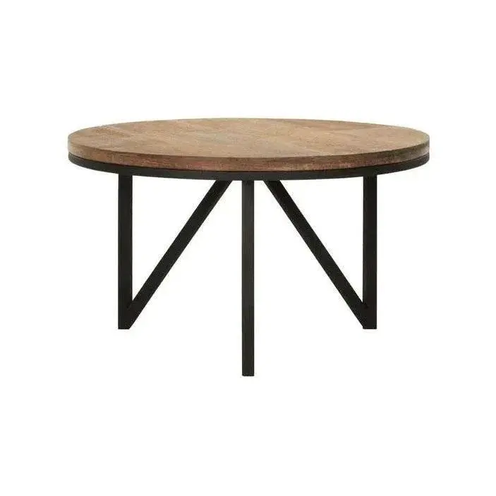 Salontafel Odeon Verweerd Teakhout Grijs Medium Ø60cm DTP Home