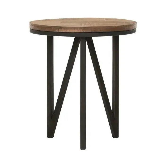 Salontafel Odeon Verweerd Teakhout Grijs Small Ø40cm DTP Home