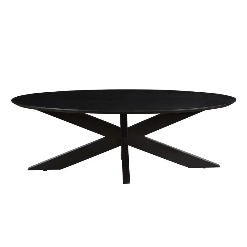 Salontafel Oslo Zwart 130cm Livingfurn