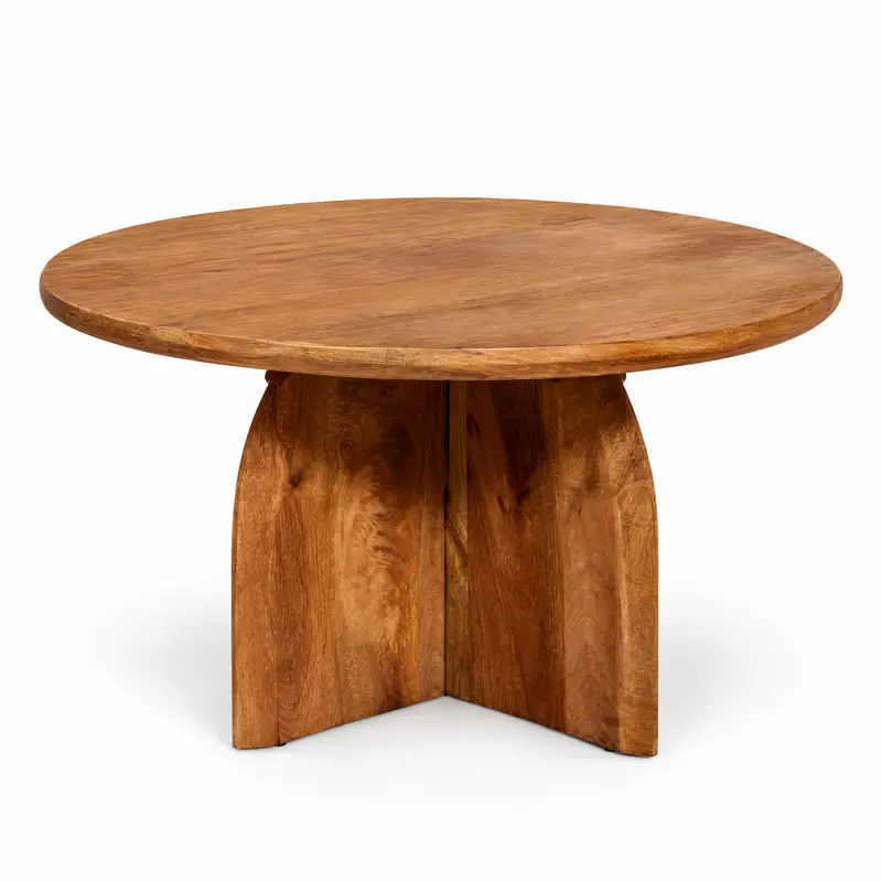 Salontafel Tense Mangohout Rond 80cm Starfurn