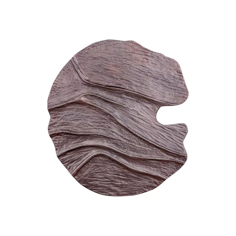Samraj Bronze Casted Alu Wall Panel Wave Structure PTMD