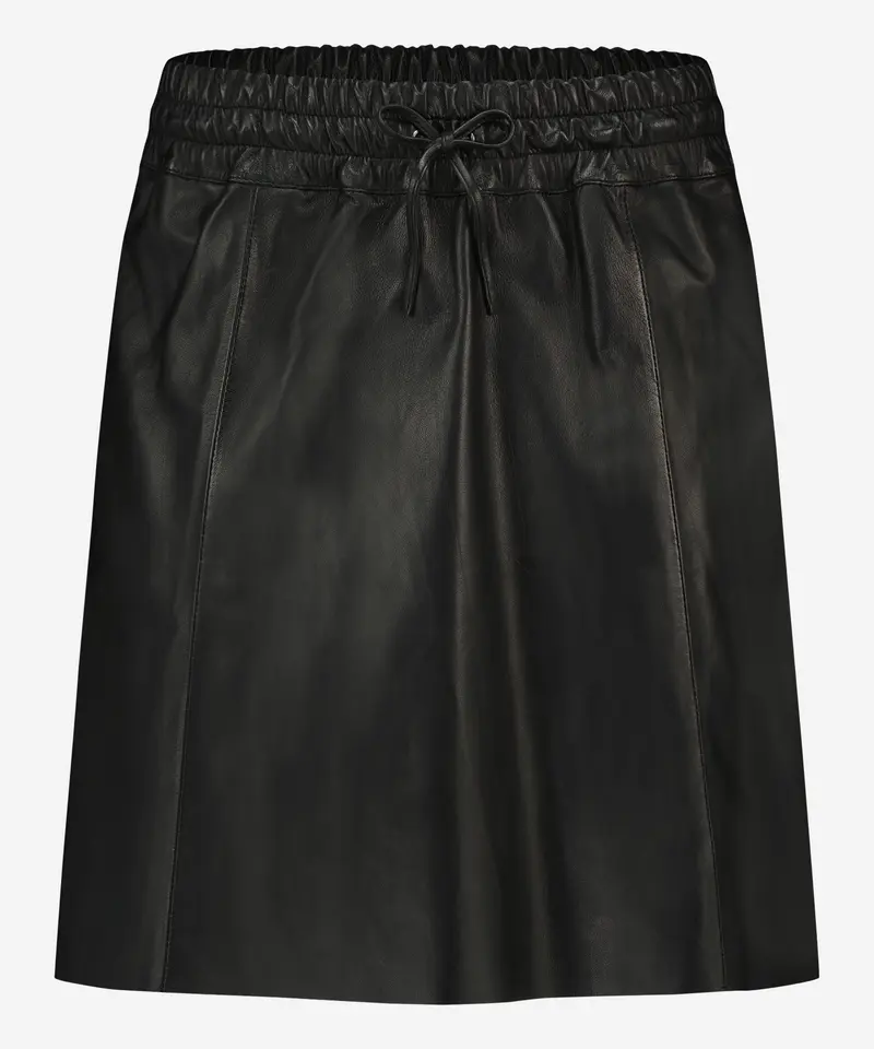 Savasia Skirt leer elastiek