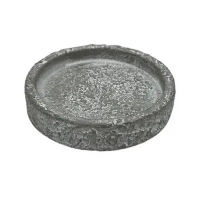 Schaaltje Beton grijs 9x9x2cm