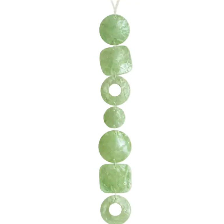 Schelpenslinger Capiz Freestyle mint 5x5x180cm