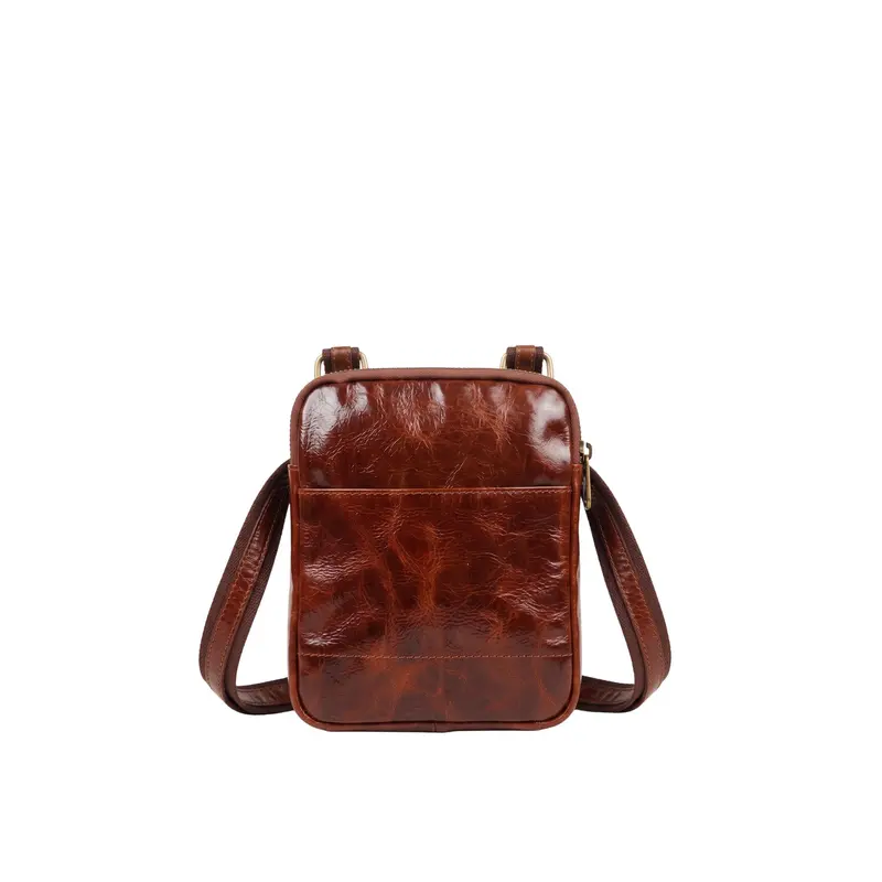 Schoudertas dark-cognac EUGÈNE