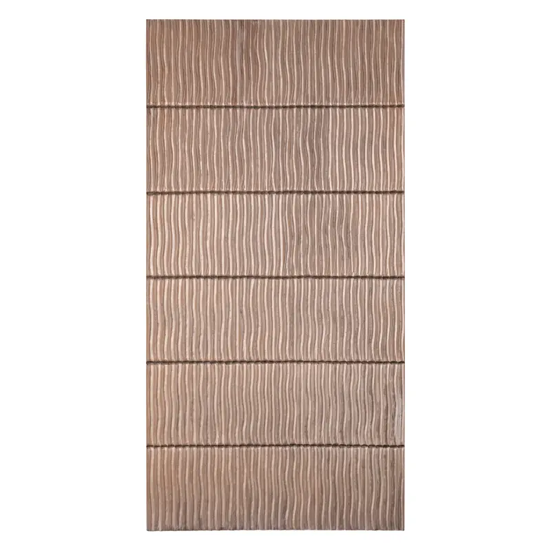 Seline Bronze MDF Wavy Stripe Layer Wall Panel L PTMD