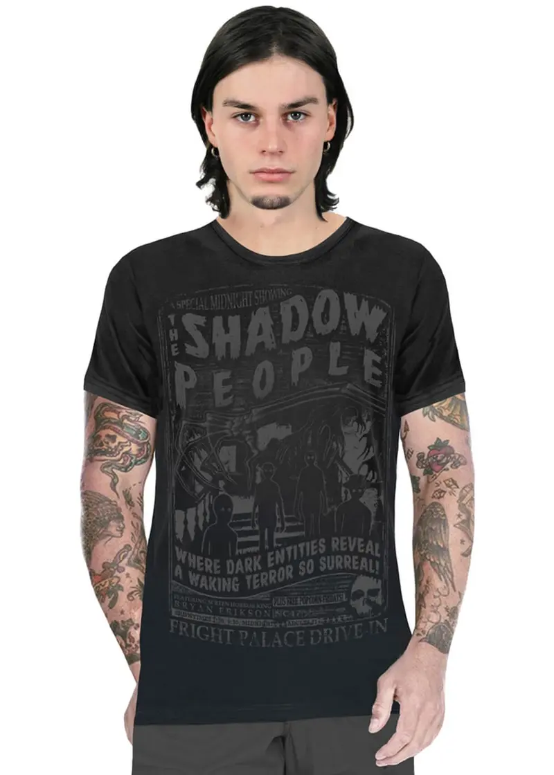 Serpentine Clothing The Shadow People T-Shirt Black