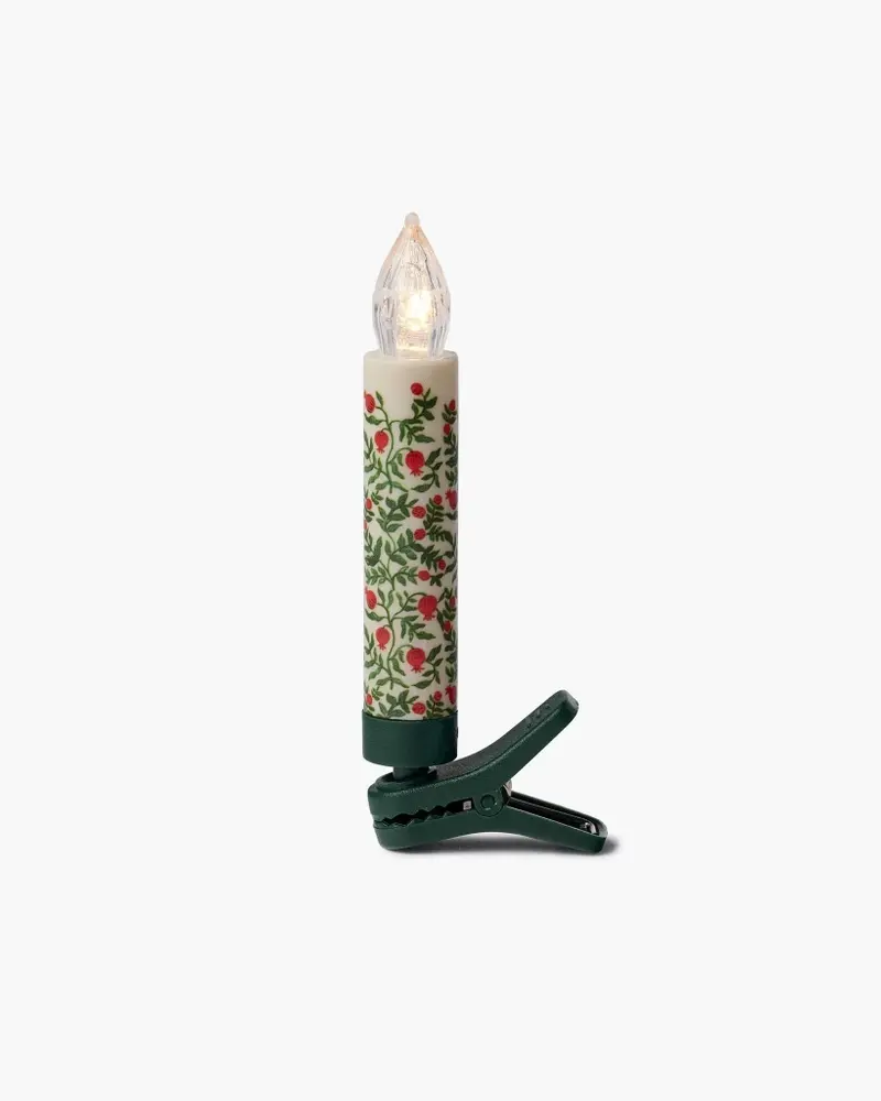 Set Of 12 Clip-On Candle Lights - Christmastide Pomegranate [PRE ORDER]