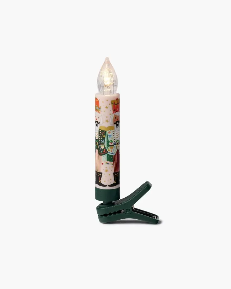 Set Of 12 Clip-On Candle Lights - Nutcracker Brigade [PRE ORDER]