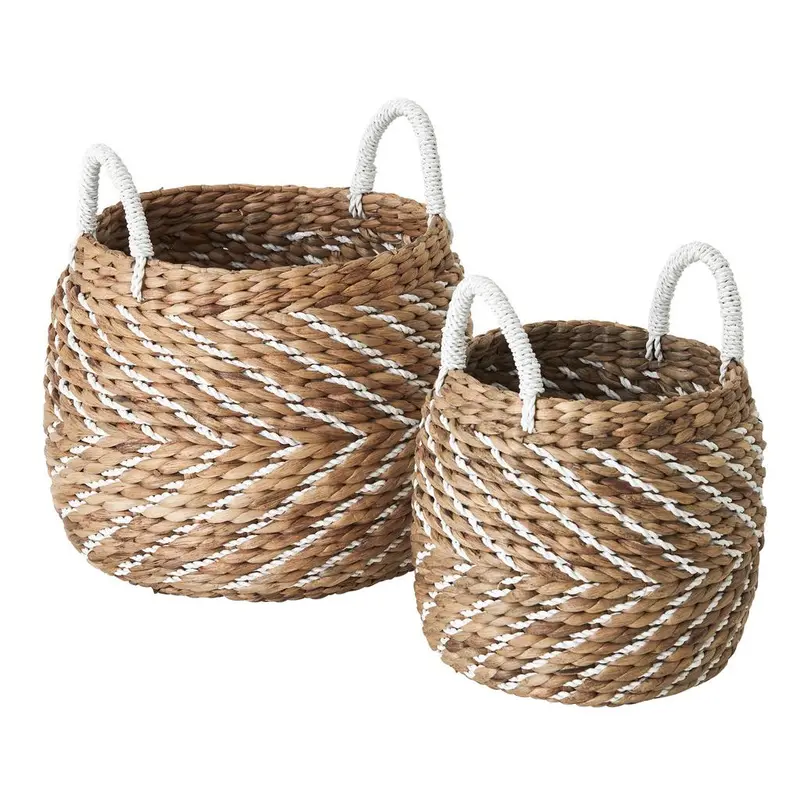 Set van 2 Manden Carlos Abaca Naturel MUST Living