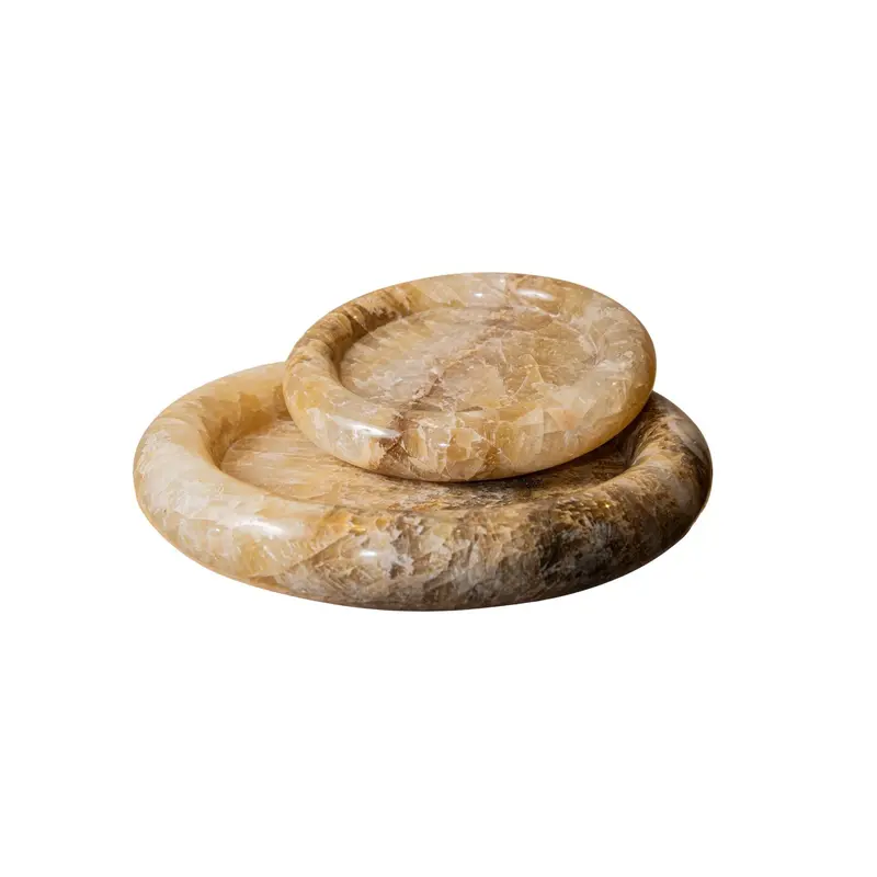 Set Van 2 Schalen Jiren Onyx Honing Rond PTMD