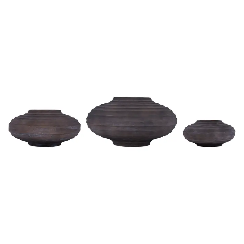 Set van 3 Kody Potten Bruin Stone Wash PTMD