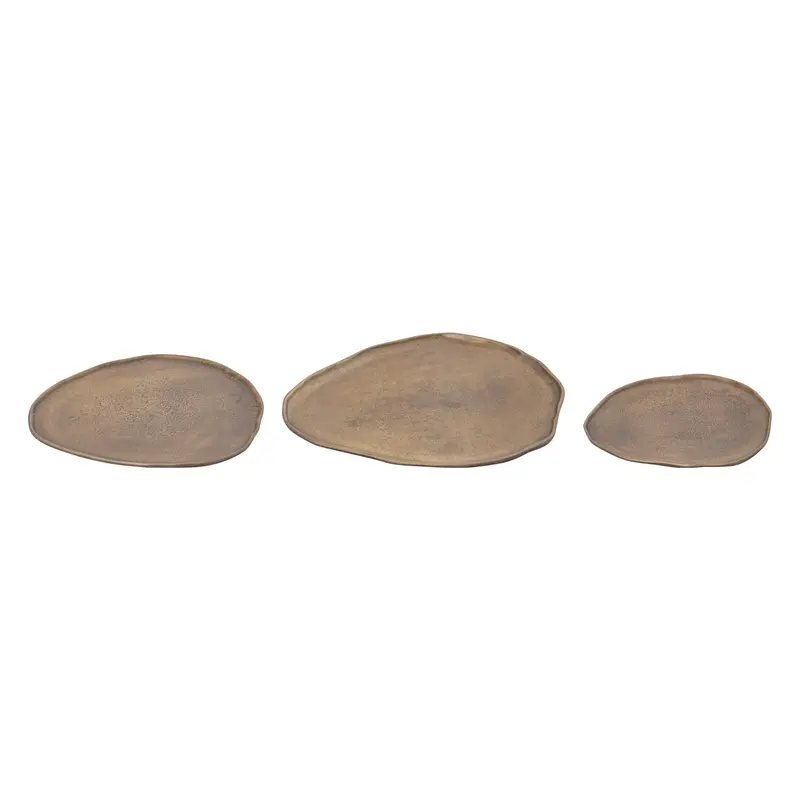 Set van 3 Kora Schalen Messing PTMD