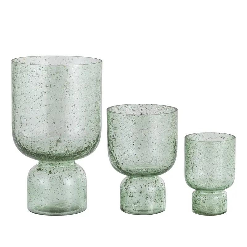 Set Van 3 Laurynn Kaarshouders Bubbelglas Groen PTMD