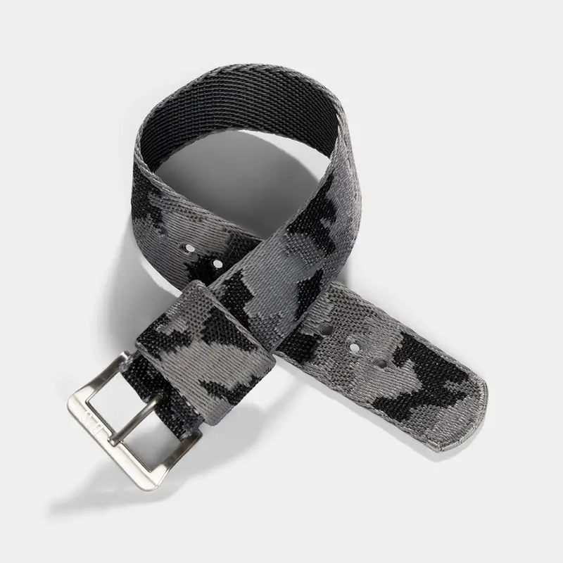 Shadow Camo Jacquard Textil Durchzugs-Uhrenarmband