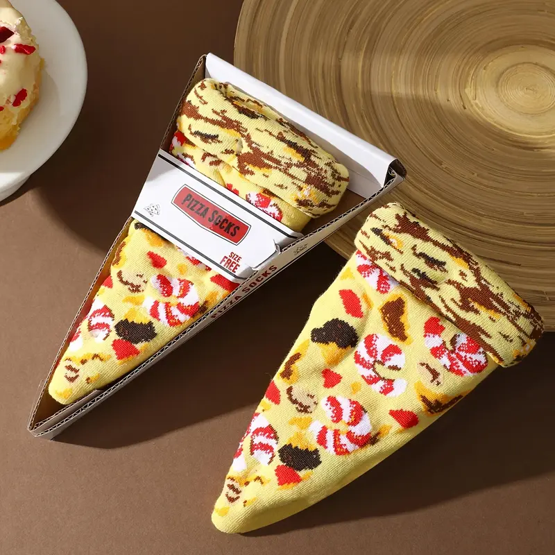 Shrimp Pizza Ankle Socks Gift Box