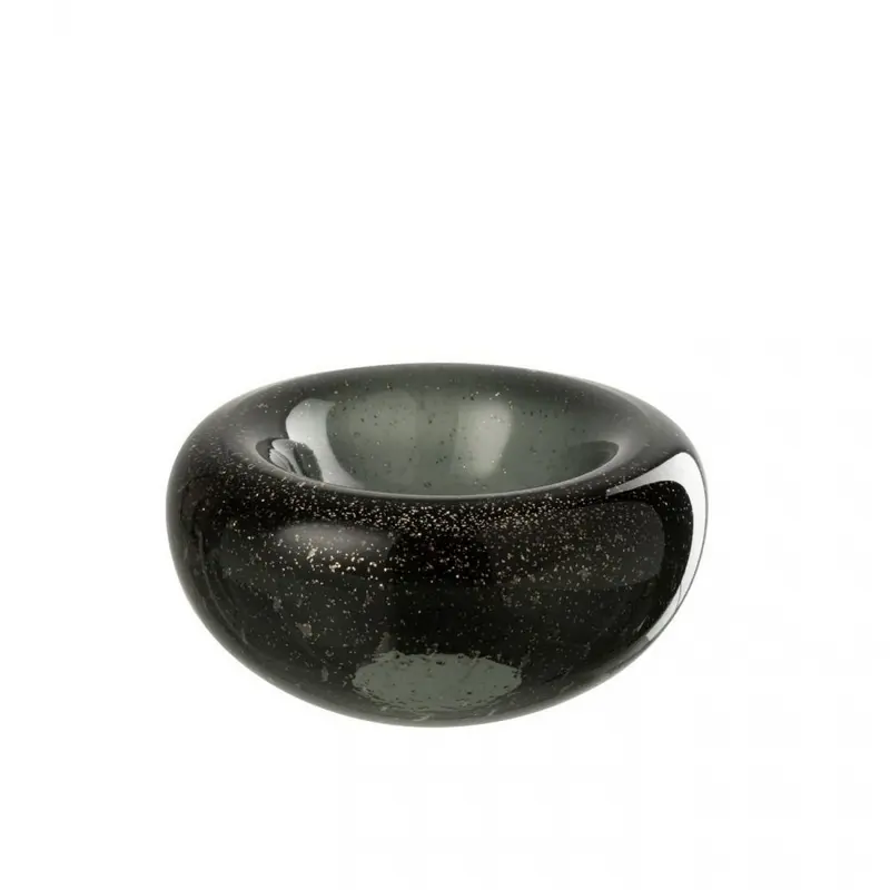 Sierschaal Carol Glas Zwart Small J-Line