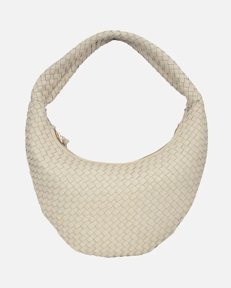 Silva │ Gevlochten Leren Hobo Tas