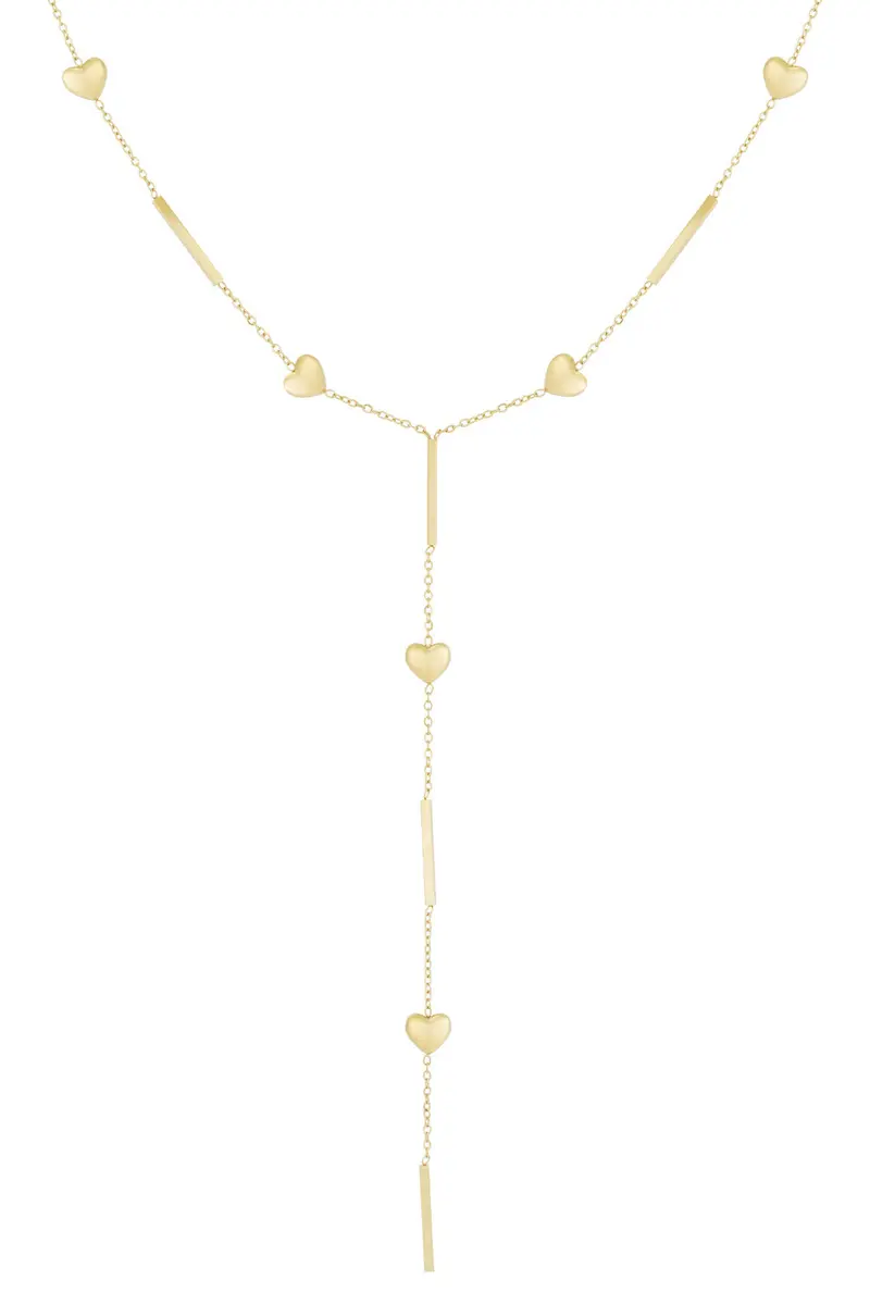 simple heart necklace