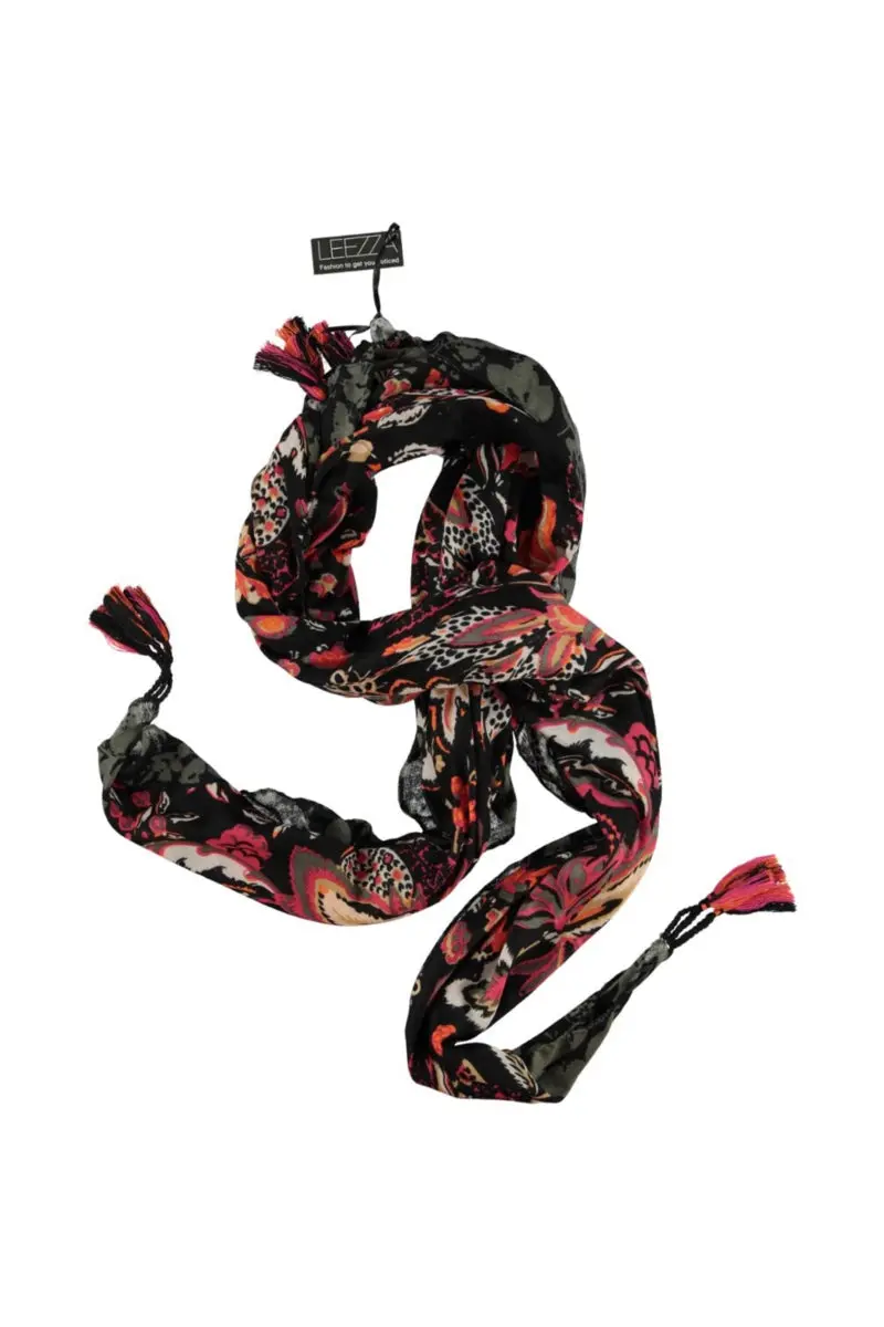 Sjaal moderne paisley print