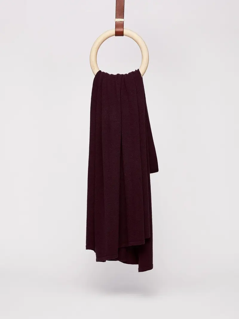 Sjaalmania cosy chic dark burgundy