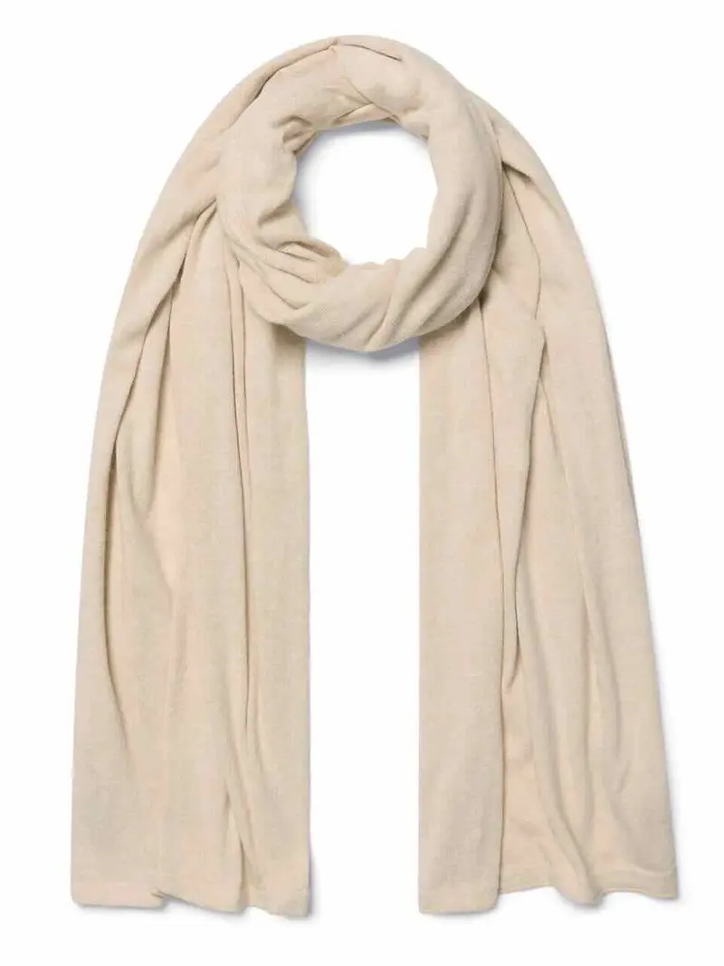 sjaalmania sjaal cosy cool white sand