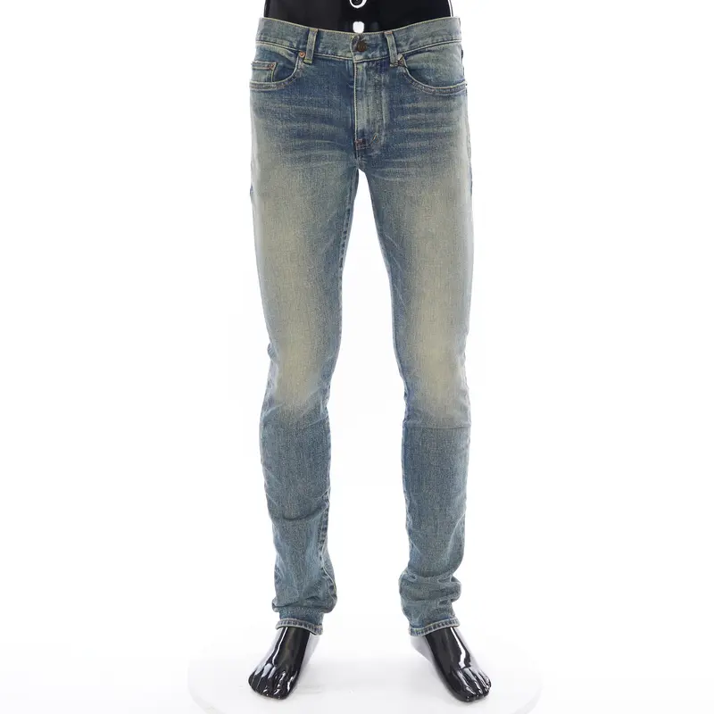 Skinny-Fit Jeans In Dirty Old Vintage Blue Denim