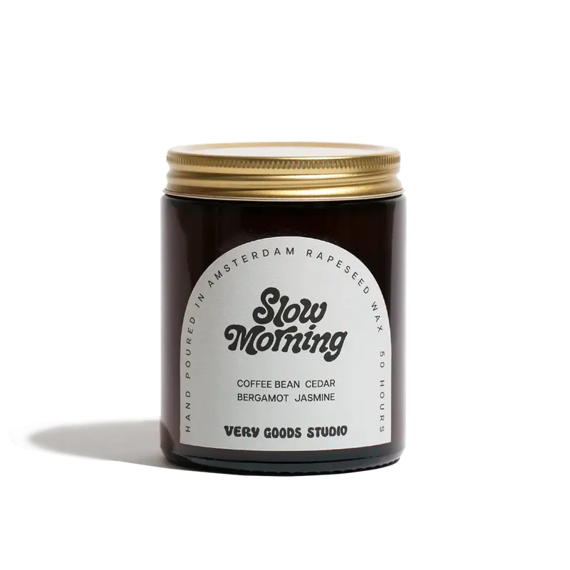 SLOW MORNING - Rapeseed Candle Mid Size