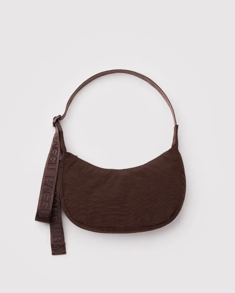 Small Crescent Bag - Coffee