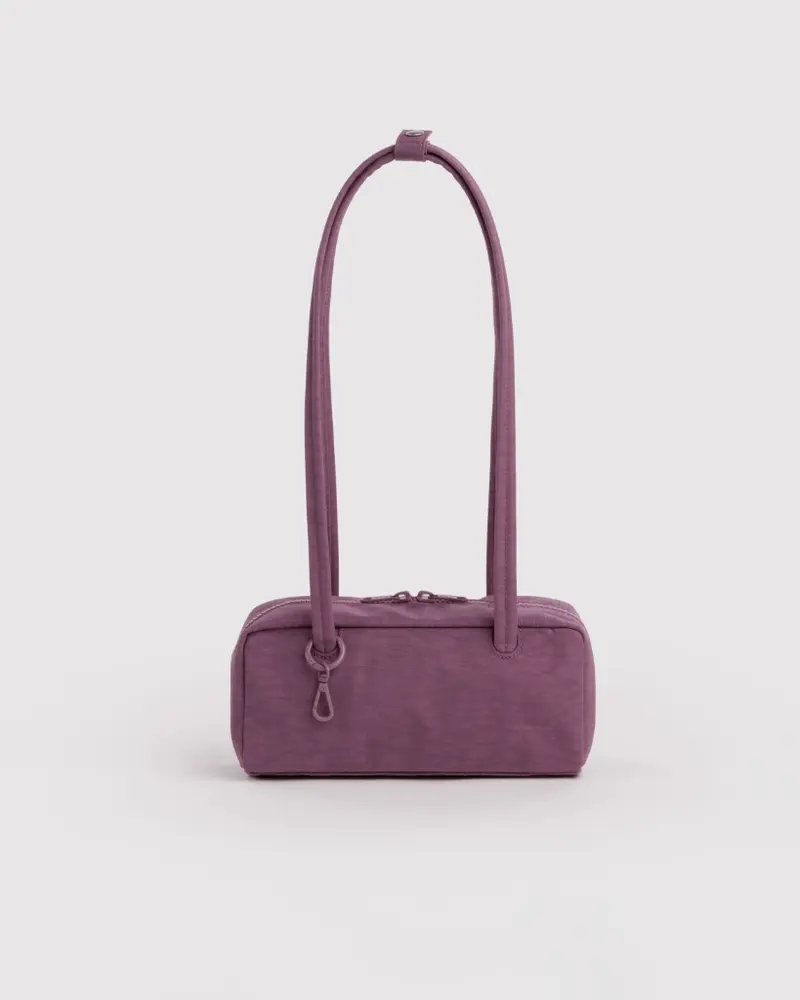 Small Nylon Bowler Bag - Wild Plum