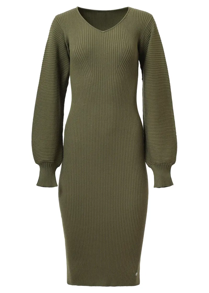 Smashed Lemon Getting Down Knit 60's Green Dress