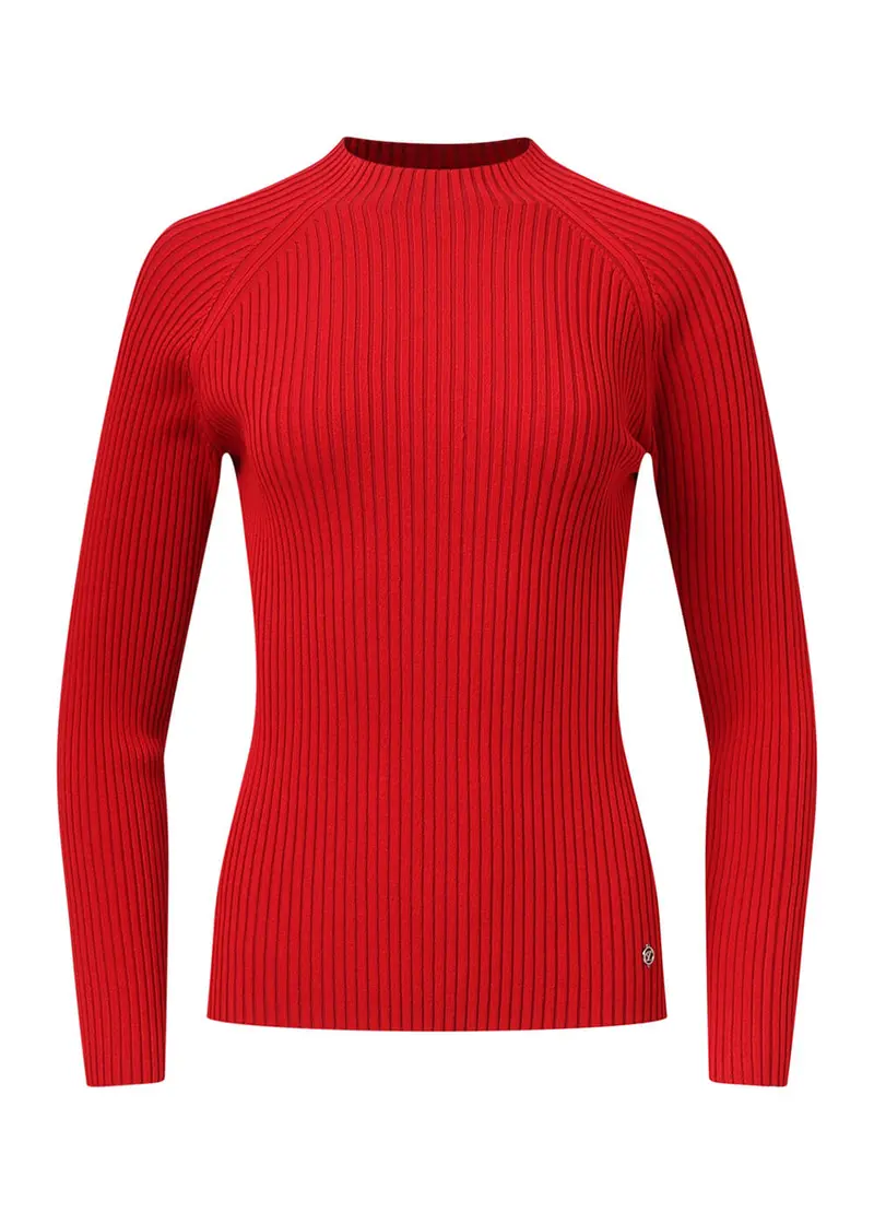Smashed Lemon Loving Life 60's Sweater Red Burgundy