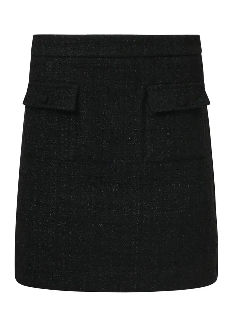 Smashed Lemon Nina 60s Black Skirt