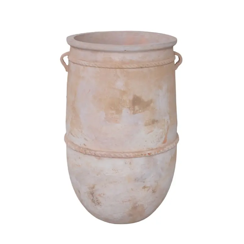 Smayan Natural Round Terracotta Jar Pot Rough High PTMD
