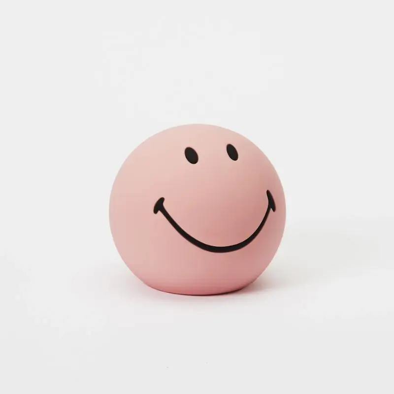 Smiley Lampje Roze