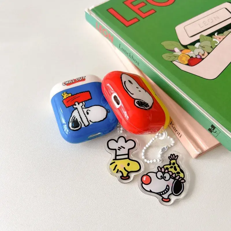 Snoopy AirPods Charger Case Cover (2 Designs)