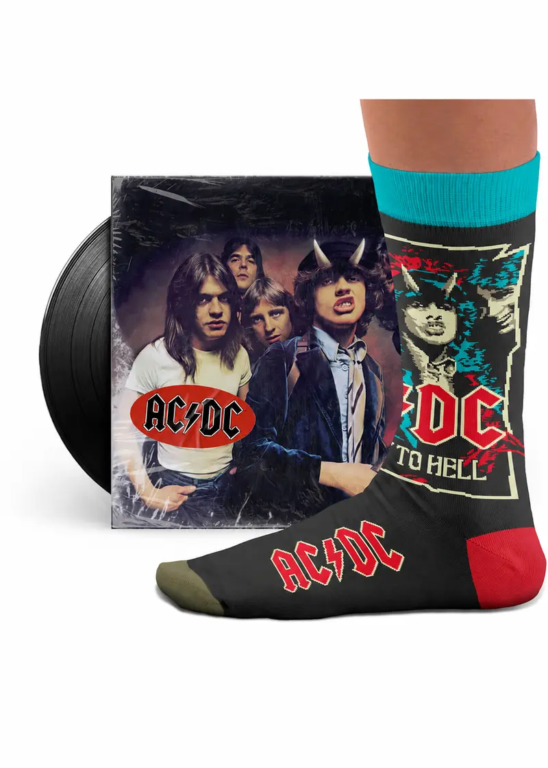 Sock Affairs AC/DC Highway To Hell Socks
