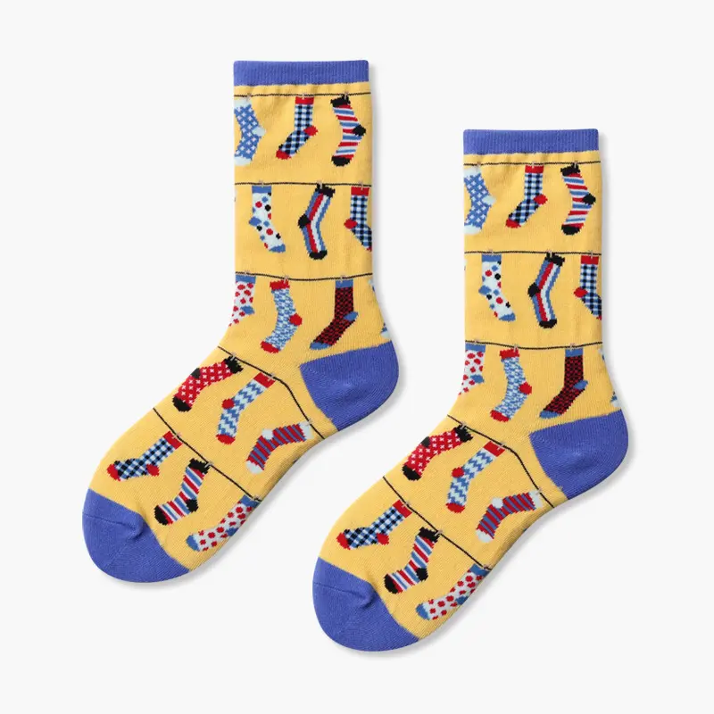 Socks on Socks Crew Socks (2 Colours)