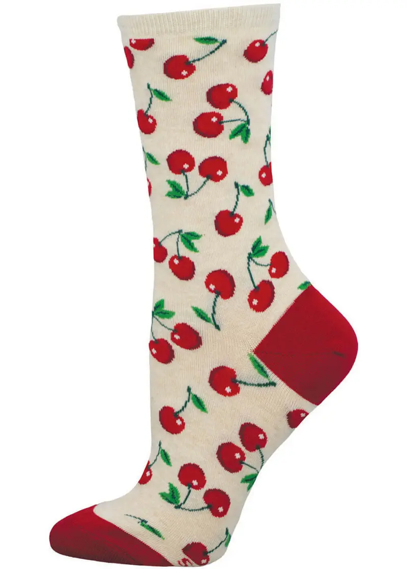 Socksmith Absolutly Cherry Socks Blanco