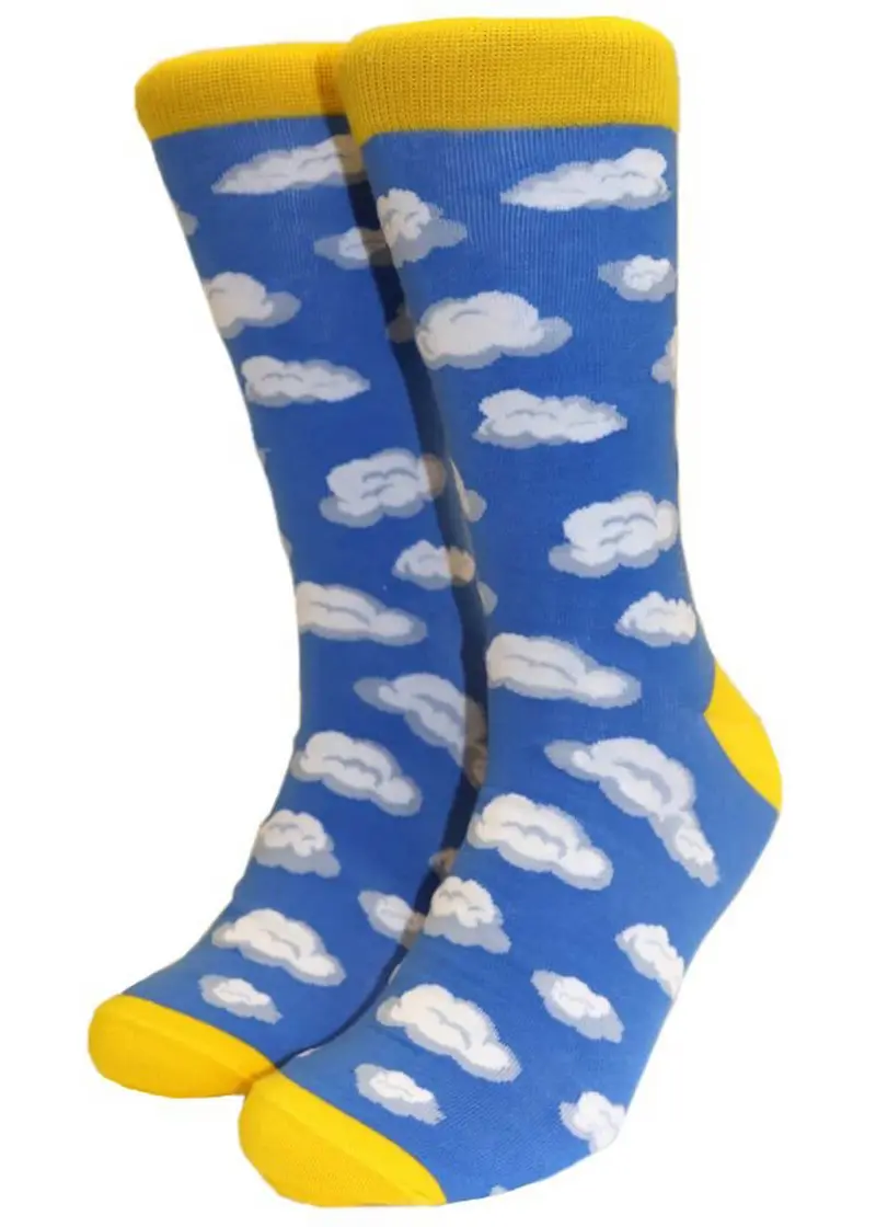 Soctopus Clouds Blue Socks