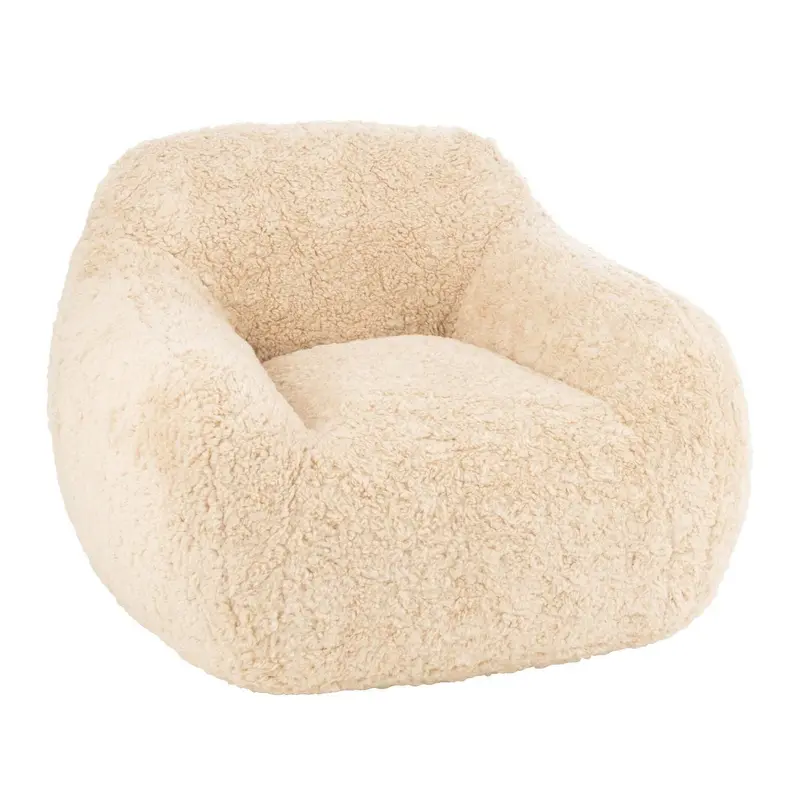 Sofa Shearl Polyester Creme Small J-Line