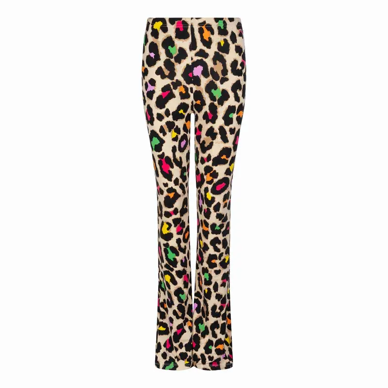Soft flared legging Leo color