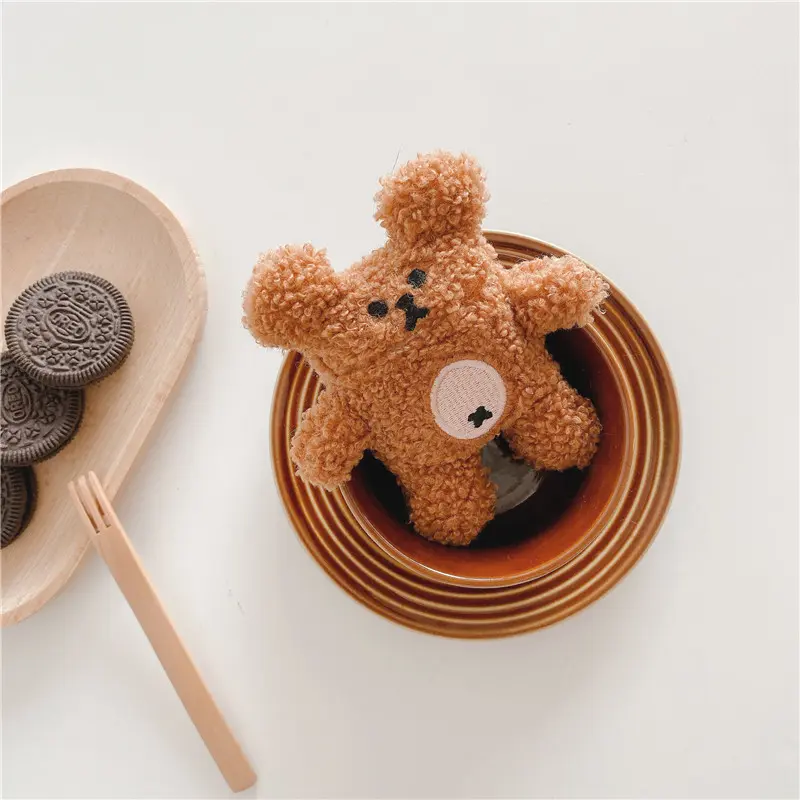 Soft Teddy Bear Airpod Case Cover