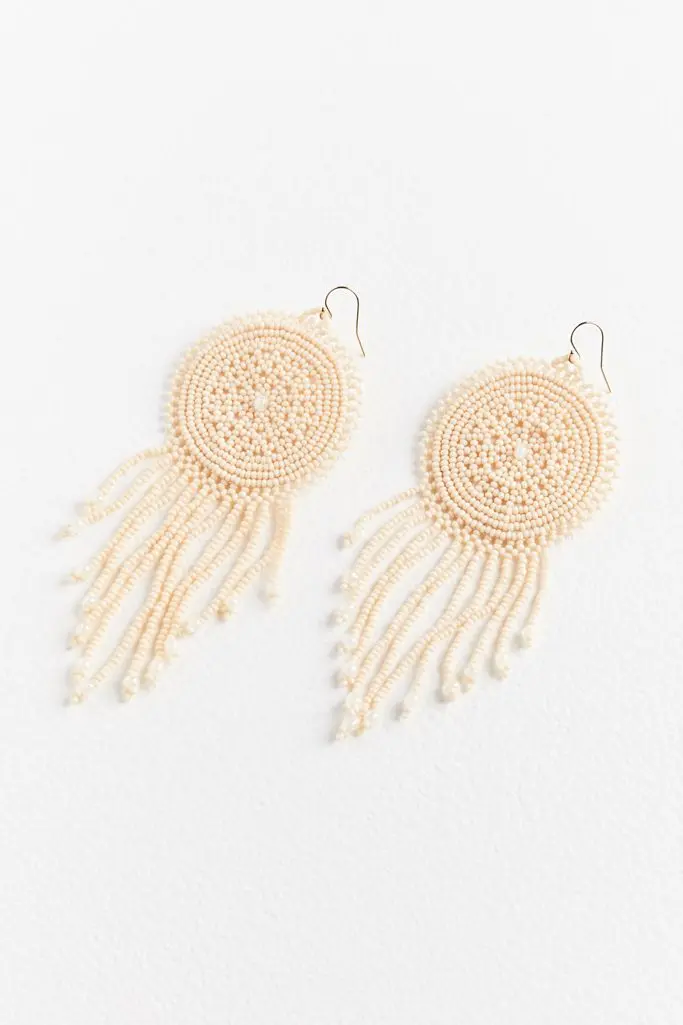 Sophie Beaded Earrings - Blanca