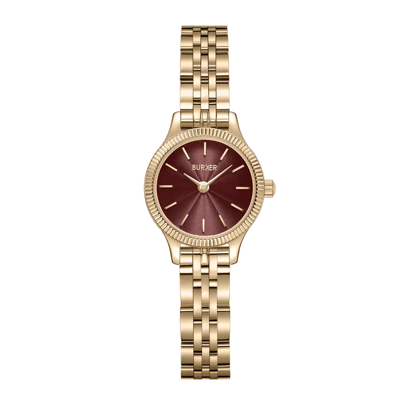 Sophie Gold Burgundy